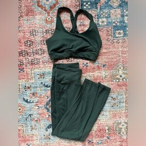 Gilly Hicks Hollister Green Workout set